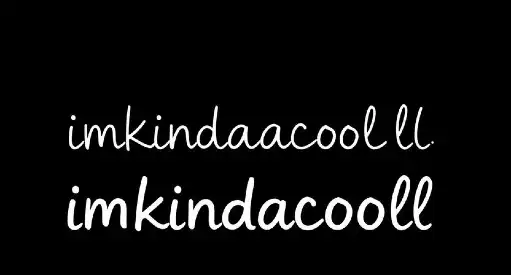 imkindacoolll